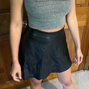 Forever 21 Faux black skirt